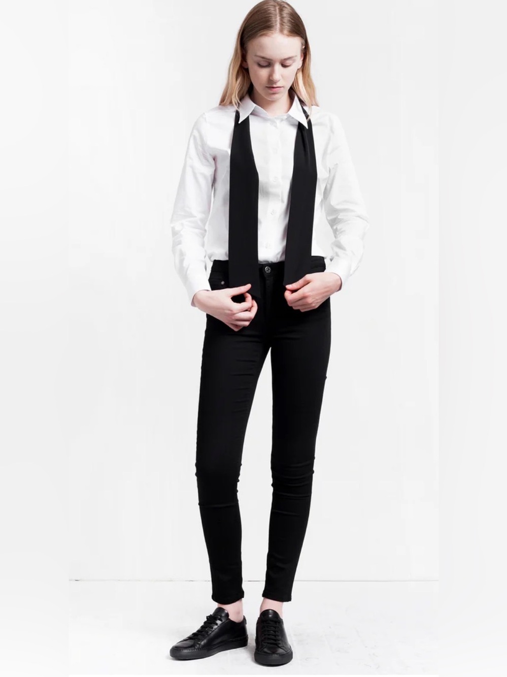 Acne Studios Skin 5 Black Skinny Jeans Size 25